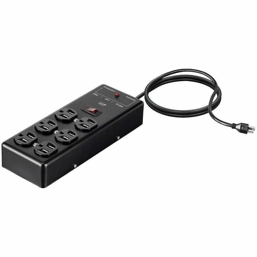 Monoprice 35100 6-Outlets Heavy Duty Surge Protector with Metal Enclosure