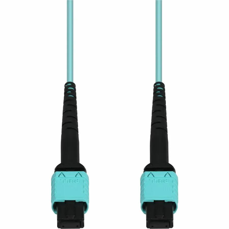 AddOn 4m MPO/UPC to MPO/UPC Aqua OM4 OFNR Riser-Rated 12-Strand Fiber Patch Cable by ADDON