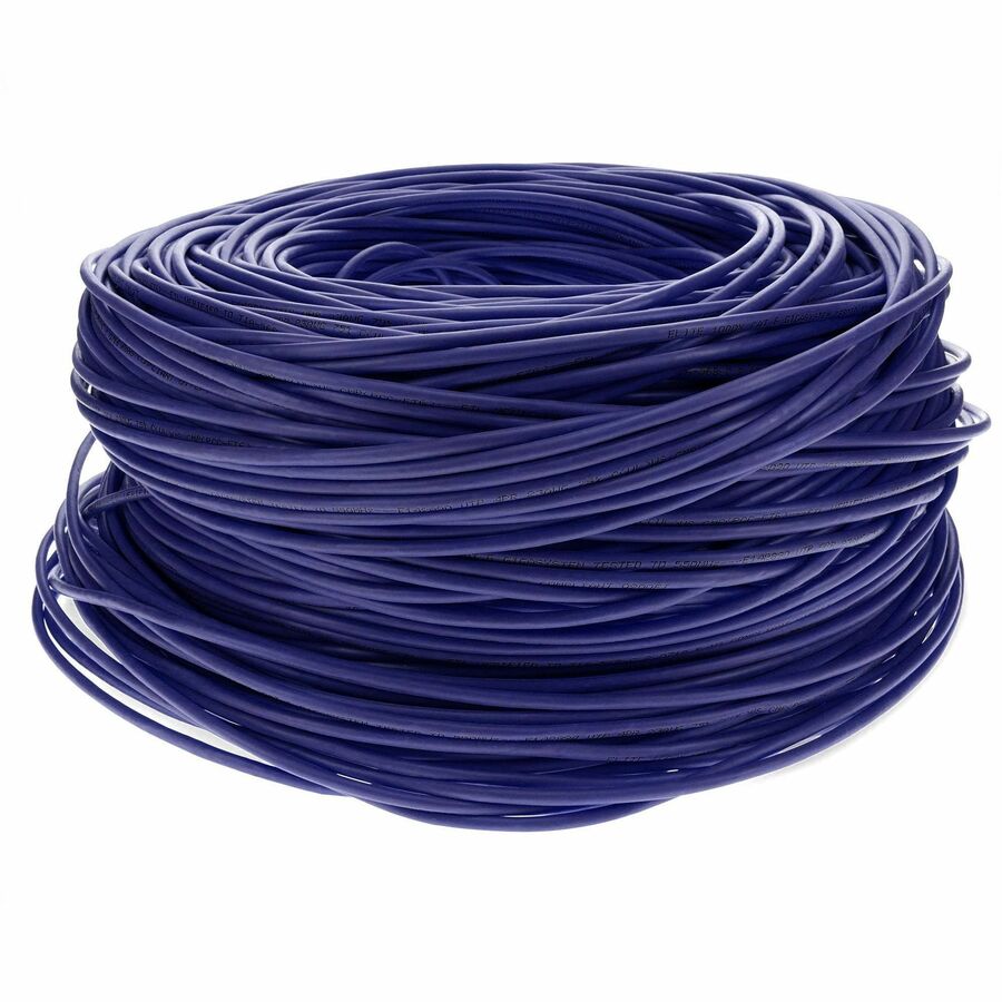 AddOn 1000ft Non-Terminated Purple Cat6 PVC UTP Network Cable – Bulk Ethernet Patch Cord