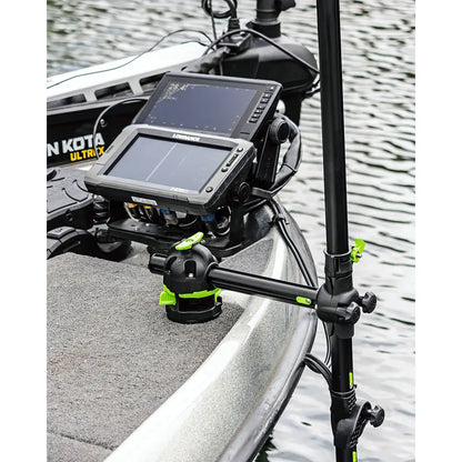 RAILBLAZA HEXX Live Pole 60 Fishfinder Transducer Mount for Garmin, Lowrance, and Humminbird