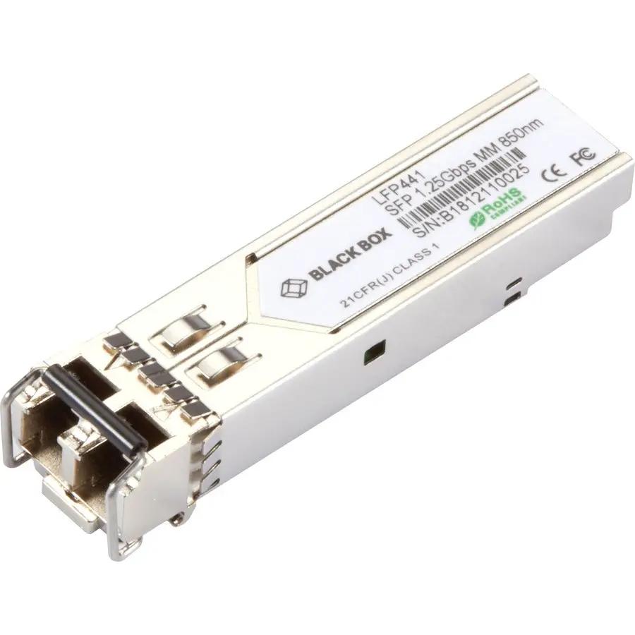 Black Box LFP441 SFP Transceiver Module with LC Connector and 1.25Gbps Data Rate by Black Box Corporation