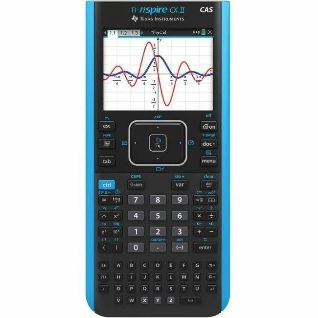 Texas Instruments TI-Nspire CX II CAS Graphing Calculator with Interactive Features