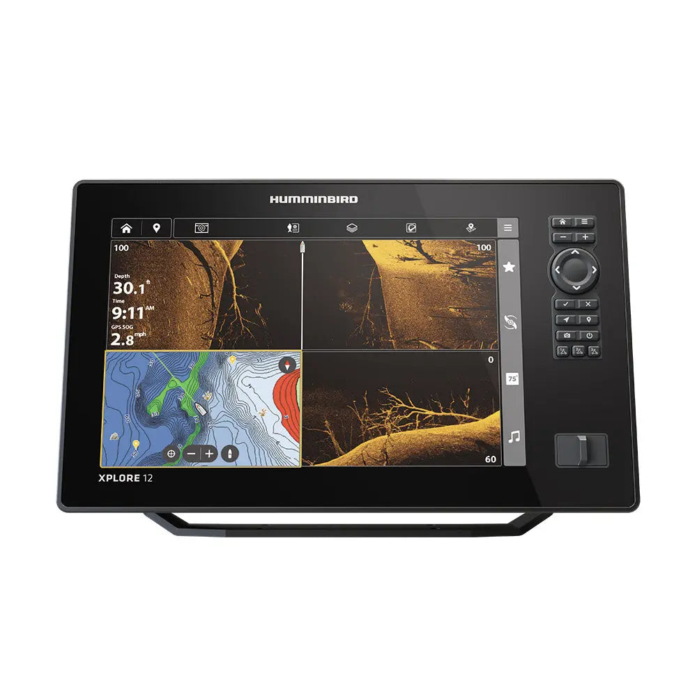 Humminbird XPLORE 12 Control Head Only - High-Resolution Touchscreen Fish Finder with CHIRP Sonar and Built-in GPS