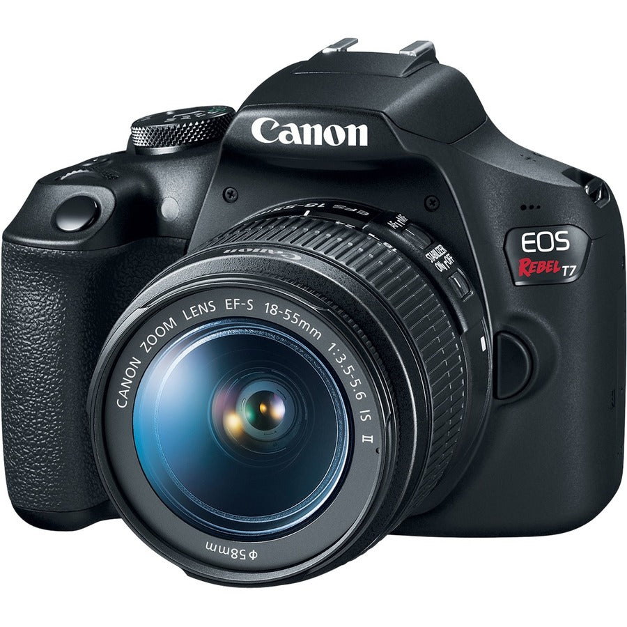 Canon EOS Rebel T7 Digital SLR Camera with 24.1MP CMOS Sensor and Dual Zoom Lenses