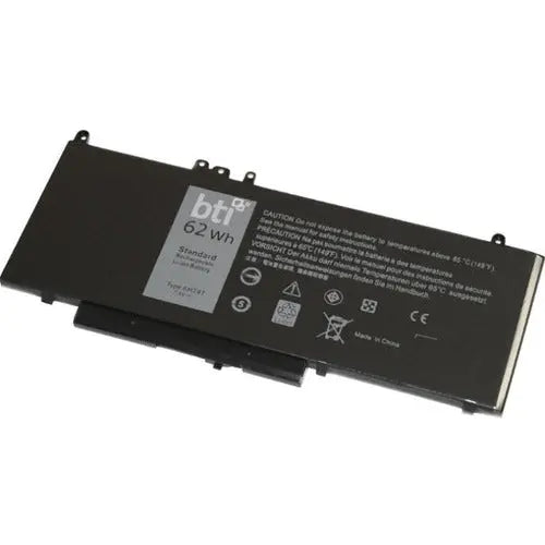 Battery Technology Inc BTI 451-BBTX-BTI 7.6V 62Wh Lithium-Ion Battery for Dell Latitude E5470 & E5570