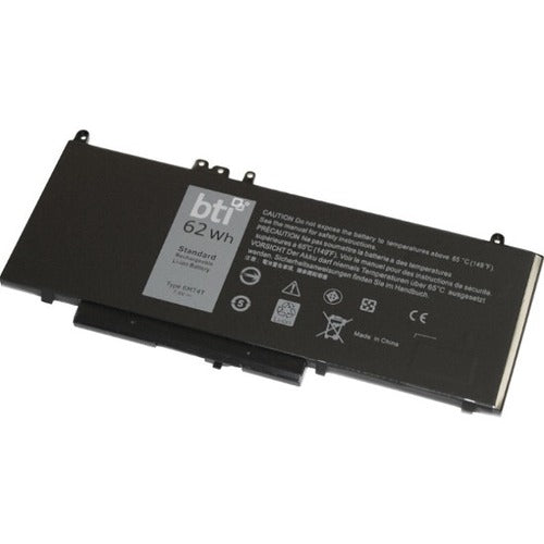 Battery Technology Inc. 451-BBTX-BTI Lithium Polymer 4-Cell 7.6V Laptop Battery for Dell Latitude E5470 & E5570