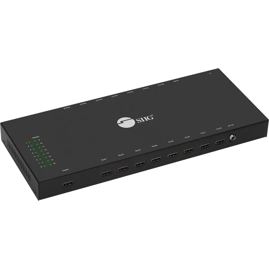 SIIG 1x16 HDMI Splitter with 3D and 4Kx2K Support