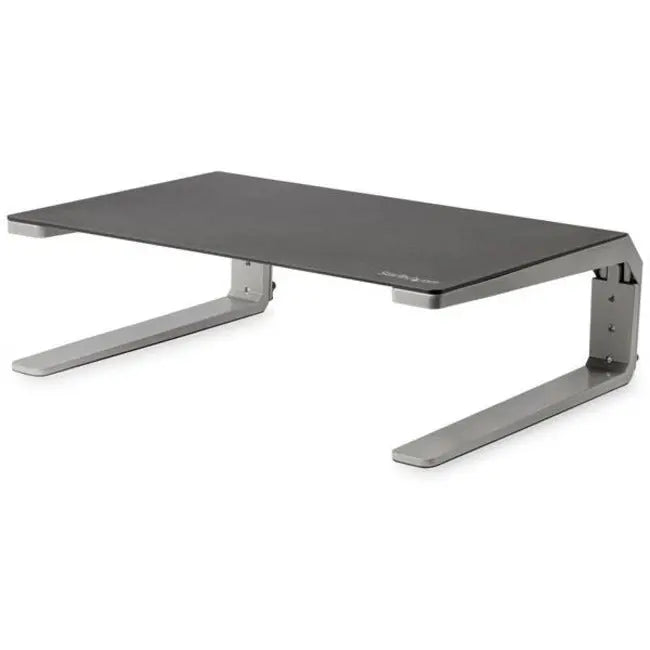 StarTech.com Monitor Riser Stand for 32-inch Displays – Height Adjustable Steel & Aluminum Desk Organizer