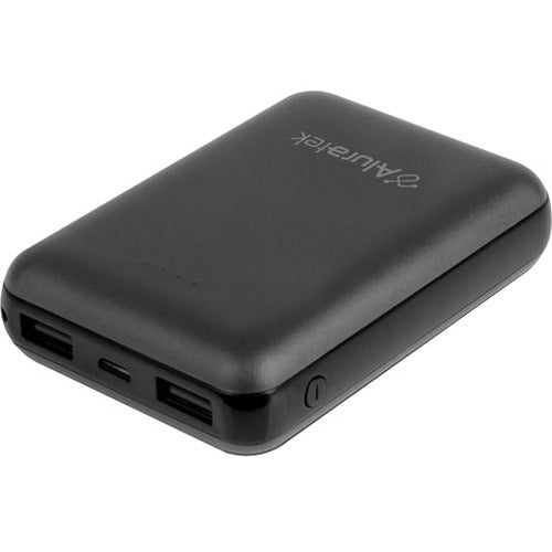 Aluratek 10,000 mAh Dual USB Power Bank ASPB10KF for Smartphones and Tablets