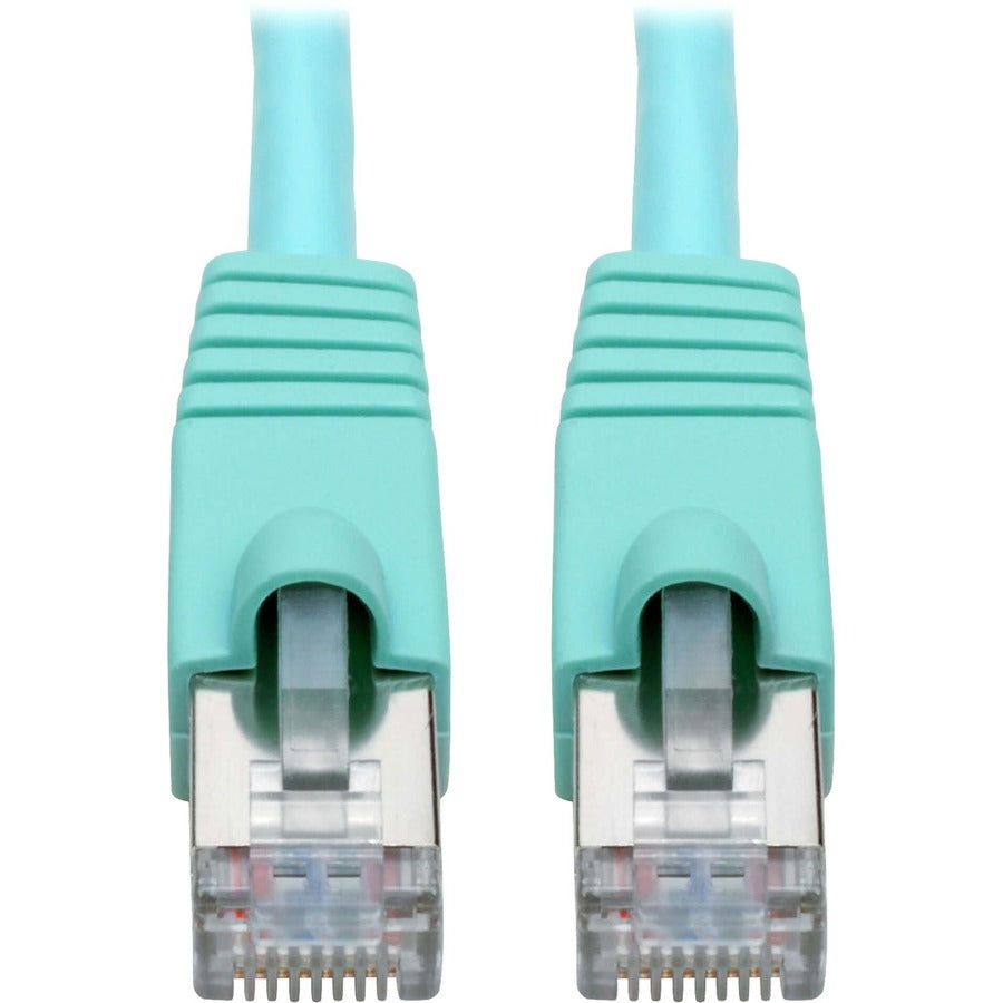 Eaton Tripp Lite Series N262-030-AQ 30ft Cat6a UTP Patch Cable for High-Speed Networking and PoE Applications