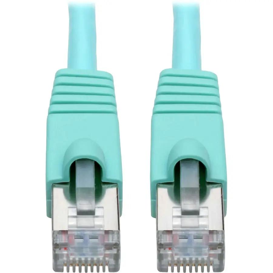 Eaton Tripp Lite Series N262-030-AQ 30ft Cat6a UTP Patch Cable for High-Speed Networking and PoE Applications by EATON TRIPP LITE SERIES CONNECTIVIT