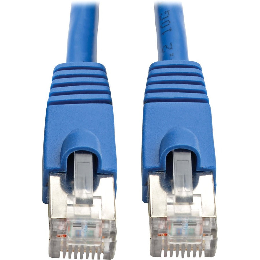 Eaton Tripp Lite Series N262-030-BL 30 ft Cat6a STP Patch Cable with Power over Ethernet and EMI/RFI Shielding