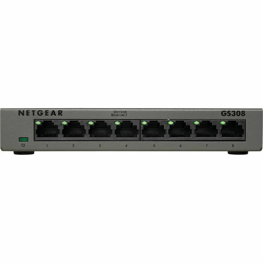 Netgear Business GS308 Ethernet Switch – 8-Port Gigabit Unmanaged Network Switch with Metal Enclosure