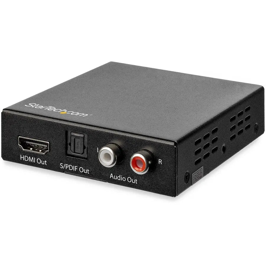 StarTech.com HD202A 4K HDMI Audio Extractor with HDR Support and Dual RCA Output