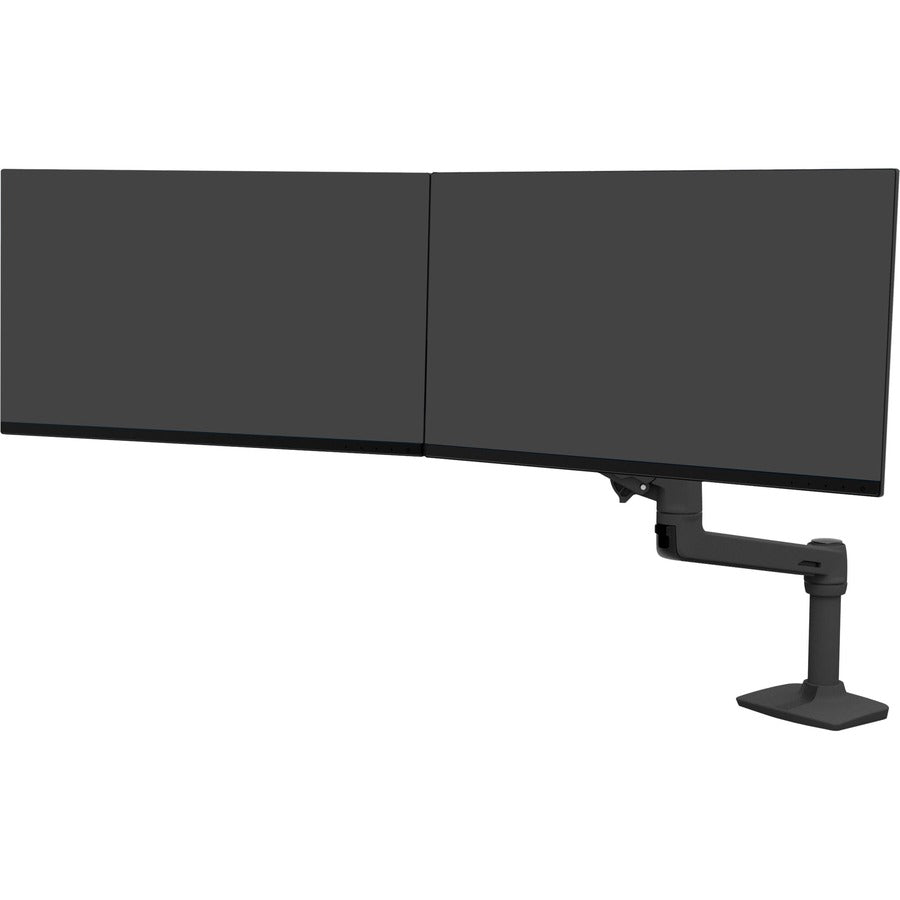 Ergotron LX Desk Dual Direct Arm for Dual Monitors, Matte Black, 45-489-224