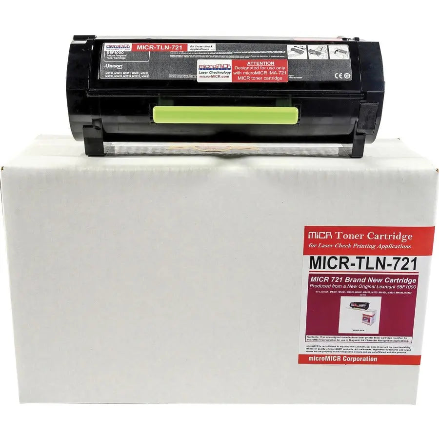 microMICR MICR Laser Toner Cartridge 56F1000 for Lexmark MS321, MS421, MS521, MS621, MS622, MX321, MX421, MX521, MX522, MX622 – High-Quality MICR Printing