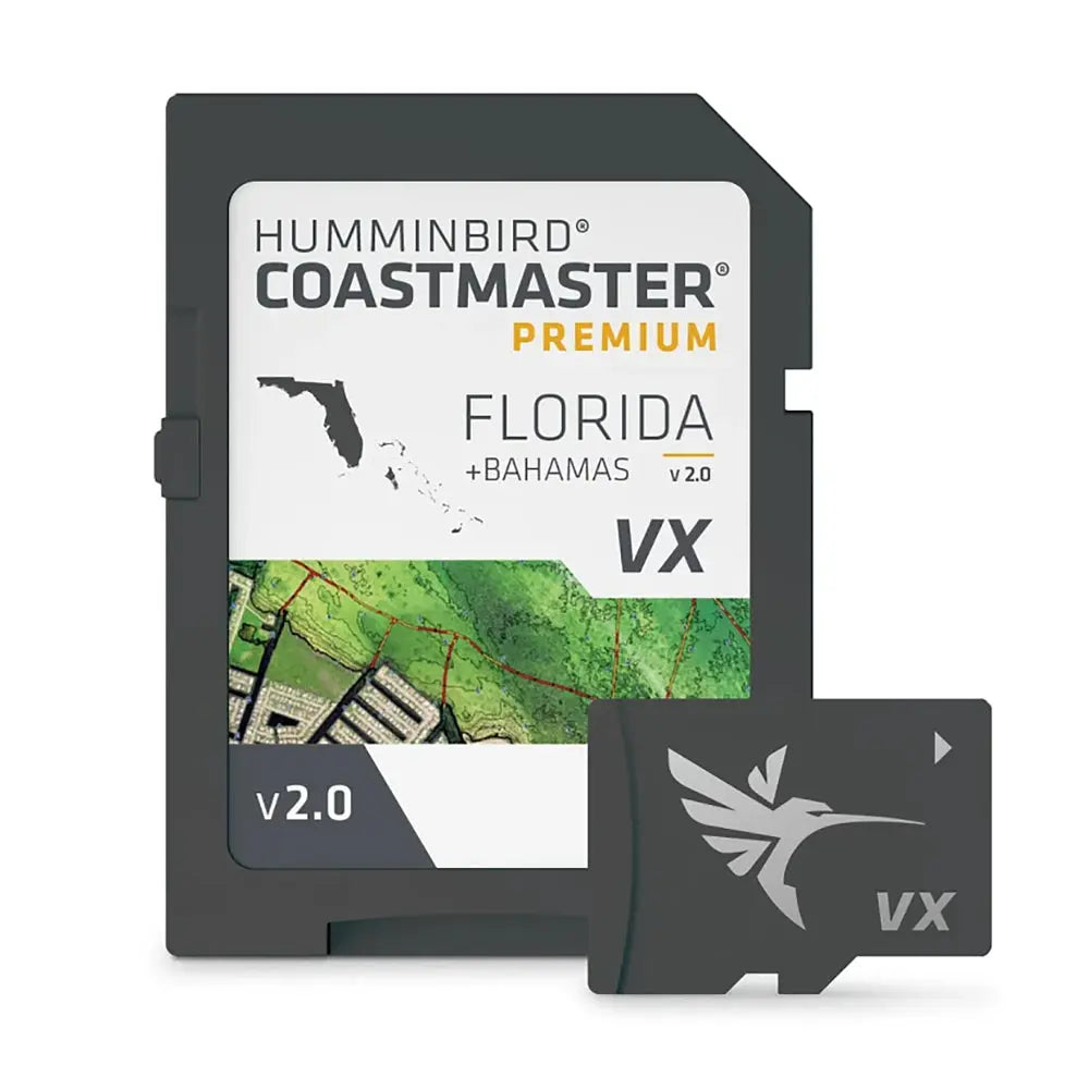 Humminbird CoastMaster Premium Edition Florida V2 with Bahamas - Marine Navigation Chart