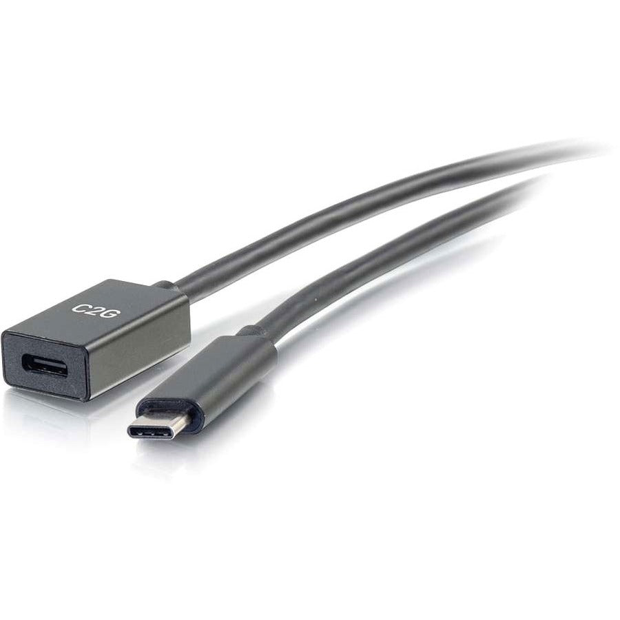 Legrand Group C2G 1ft USB C Male to Female Extension Cable – USB Type-C – 3.2 Gen 1 – 5Gbps Data Transfer and Fast Charging