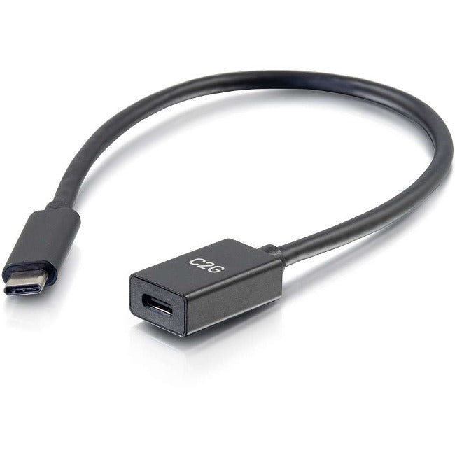 Legrand Group C2G 1ft USB C Extension Cable - USB 3.2 Gen 2, 10Gbps, M/F