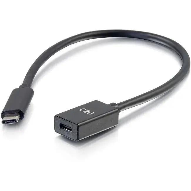Legrand Group C2G 1ft USB C Extension Cable - USB 3.2 Gen 2, 10Gbps, M/F by Legrand Group