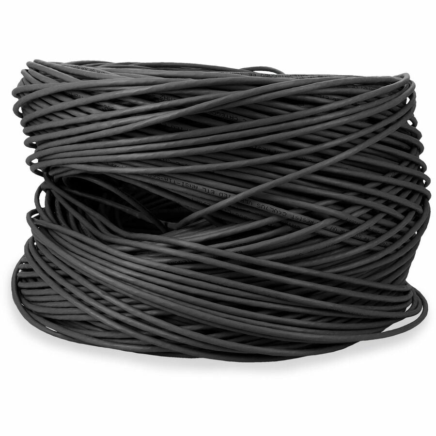 AddOn 1000ft Gray Cat5e UTP PVC Patch Cable for Reliable Network Connectivity