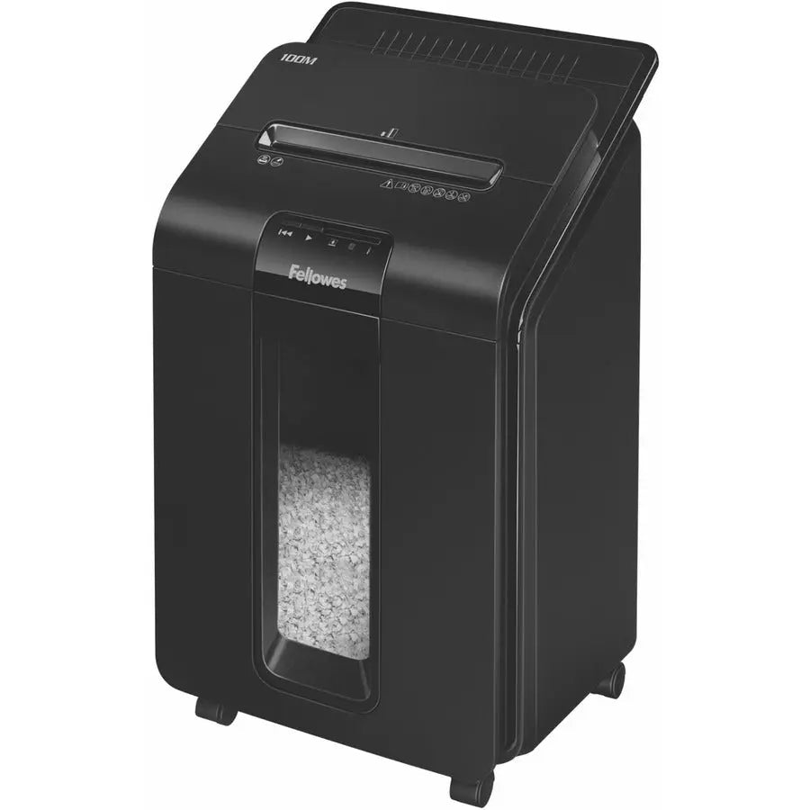 Fellowes AutoMax 100M Micro-Cut Auto Feed Paper Shredder for Home & Office