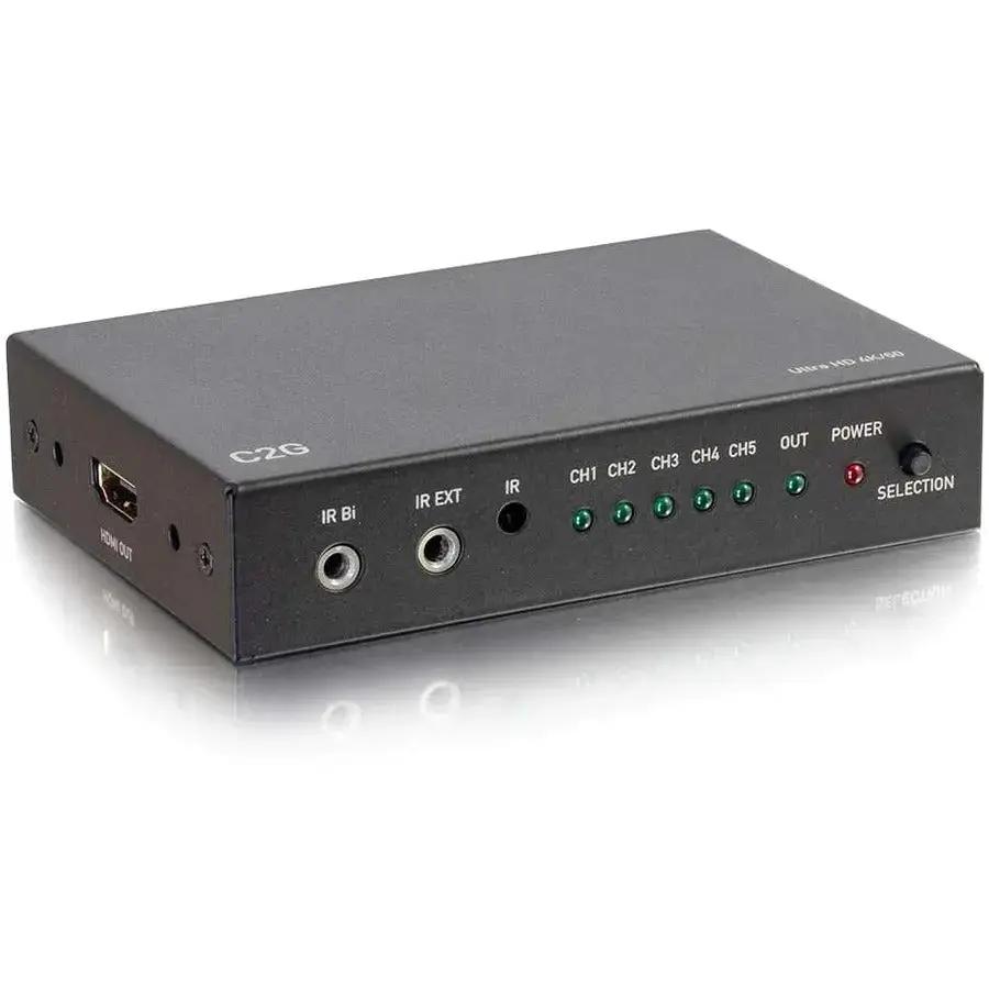 C2G 4K HDMI Selector Switch - 5-Port UHD HDMI Switch for 60Hz Video - Black by Legrand Group