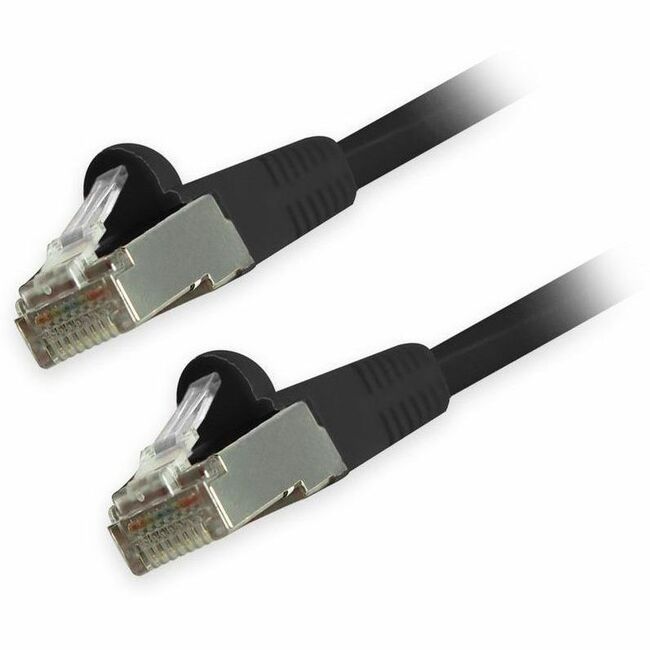 Comprehensive Connectivity Company CAT6 Snagless Shielded Ethernet Cable, 7ft, Black