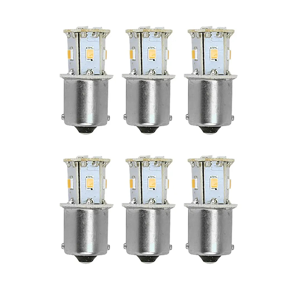 Scandvik 41155 Warm White LED Bulb 6-Pack - Bayonet Mini-Tower Base, 12/24 VDC, 170 Lumens