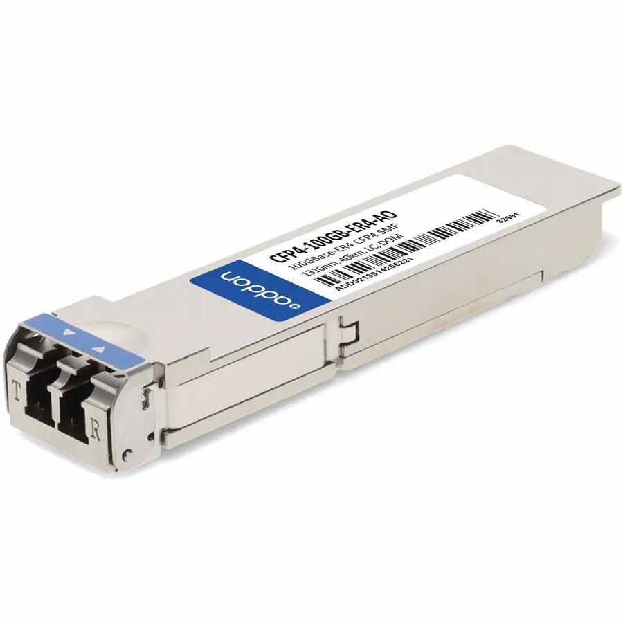 AddOn CFP4-100GB-ER4-AO 100GBase-ER4 CFP4 Transceiver Module for Single-Mode Fiber, TAA Compliant by ADDON