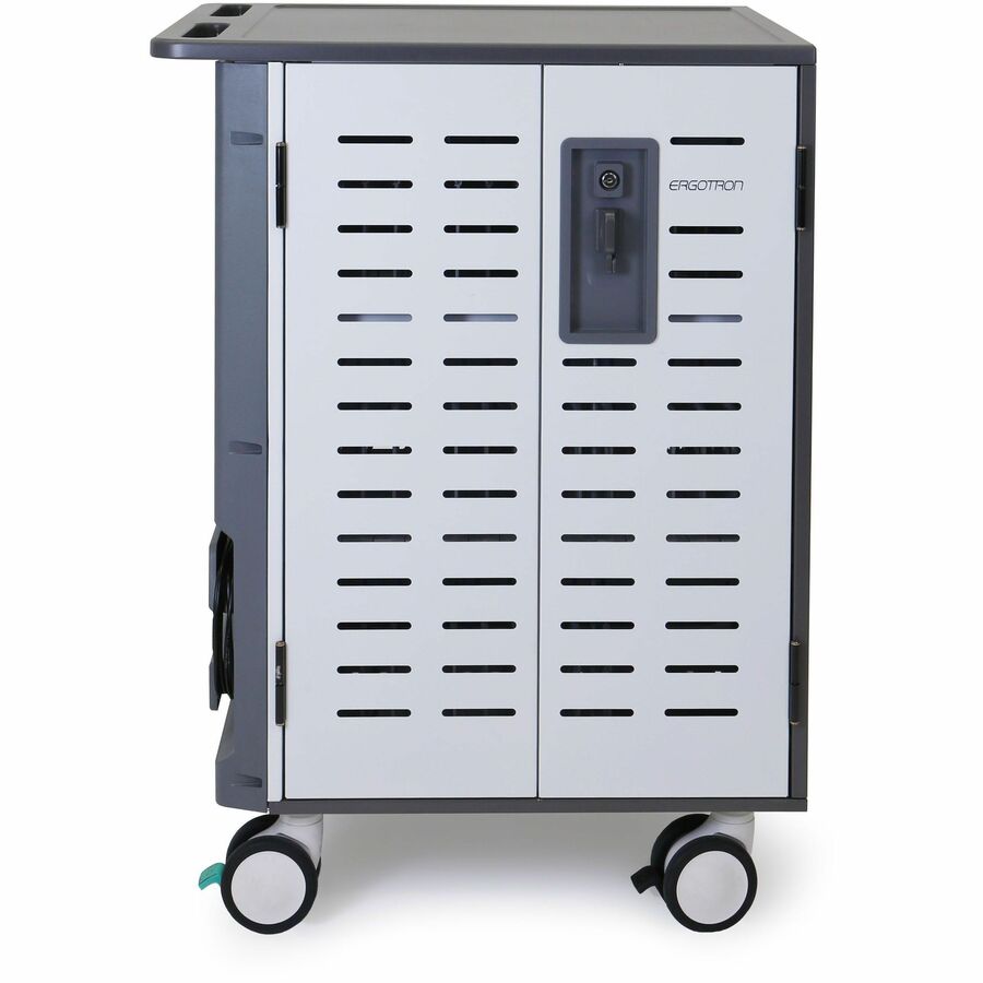 Ergotron Zip40 Charging Cart – Secure and Fast Charging Solution for Up to 40 Devices