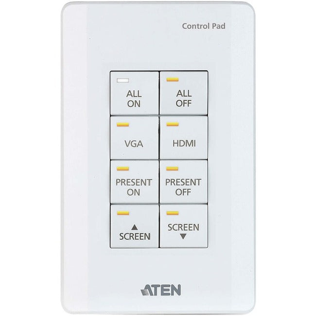 ATEN VK0100 8-Button Control Pad for Room and Classroom Management