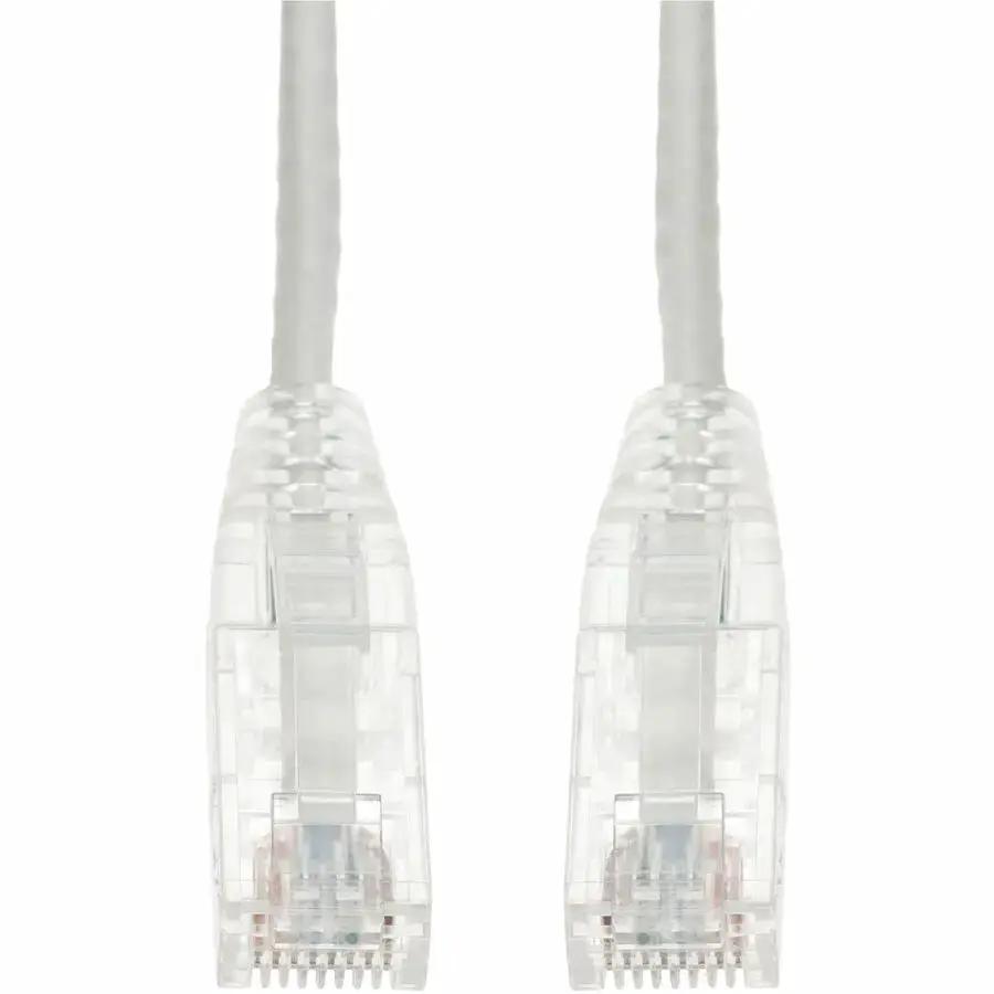 AddOn 3ft White CAT6 Slim PVC Ethernet Cable with Snagless RJ-45 Male Connectors by ADDON