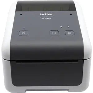 Brother TD4420DN Desktop Direct Thermal Printer - Monochrome Label Printing with USB and Ethernet Connectivity