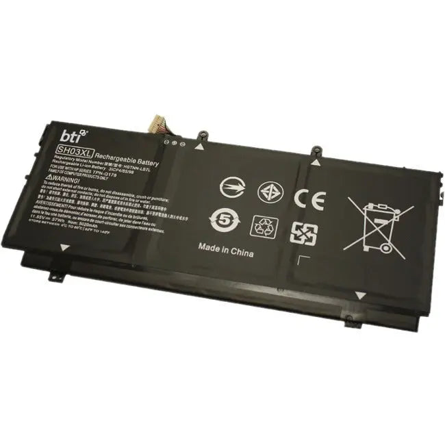 BTI Lithium-Ion 3-Cell Notebook Battery for HP Spectre and SPECTRE X360 Series - 11.55V, 5020mAh