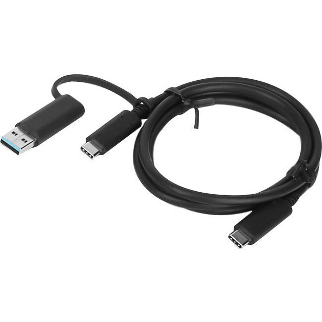 Lenovo Hybrid USB-C with USB-A Cable - 1 Meter Data Transfer Cable for Notebooks