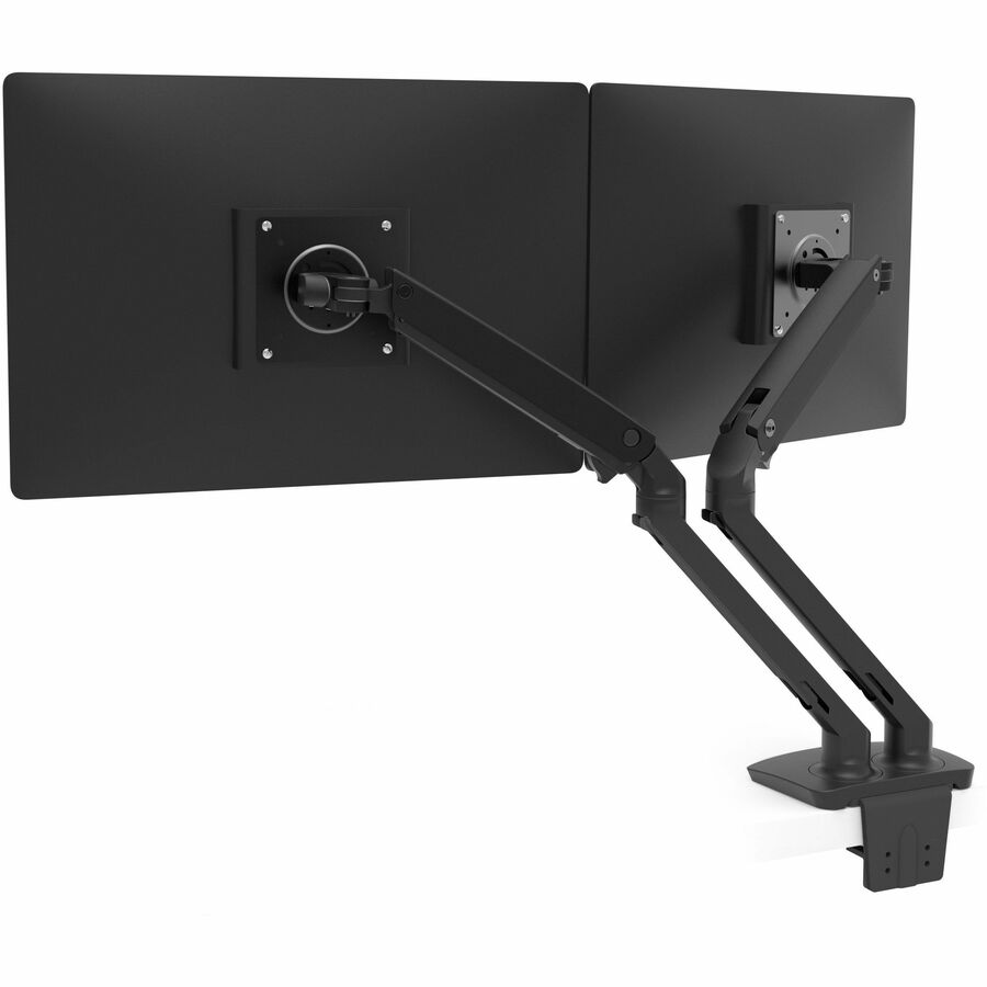 Ergotron MXV Desk Dual Monitor Arm, Matte Black, 45-496-224