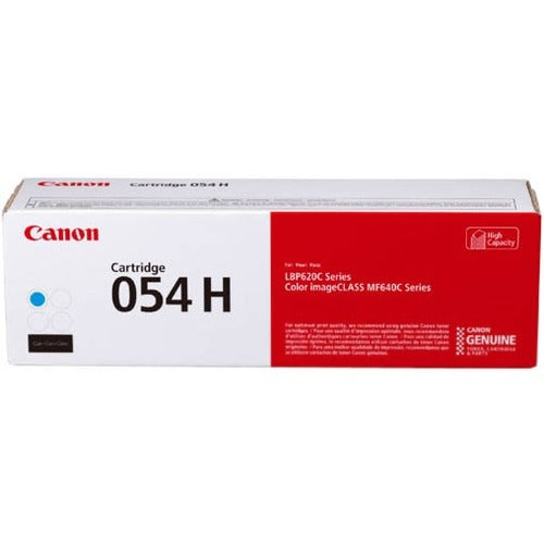 Canon 054H Original High Yield Cyan Toner Cartridge for Canon Color ImageCLASS Printers