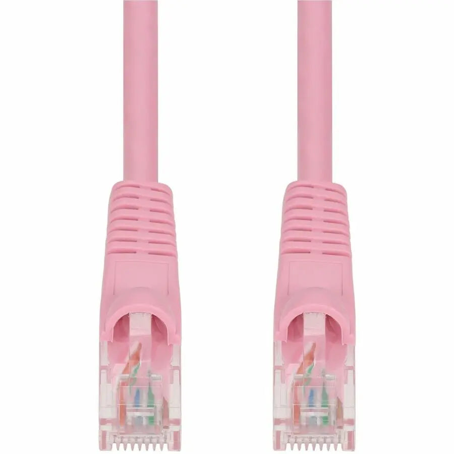 AddOn 1.5ft Pink Cat 6 PVC Ethernet Cable with Snagless Bubble Boot and RJ-45 Connectors