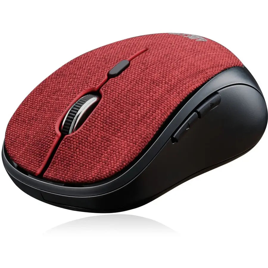 Adesso iMouse S80R Wireless Fabric Optical Mini Mouse - Red