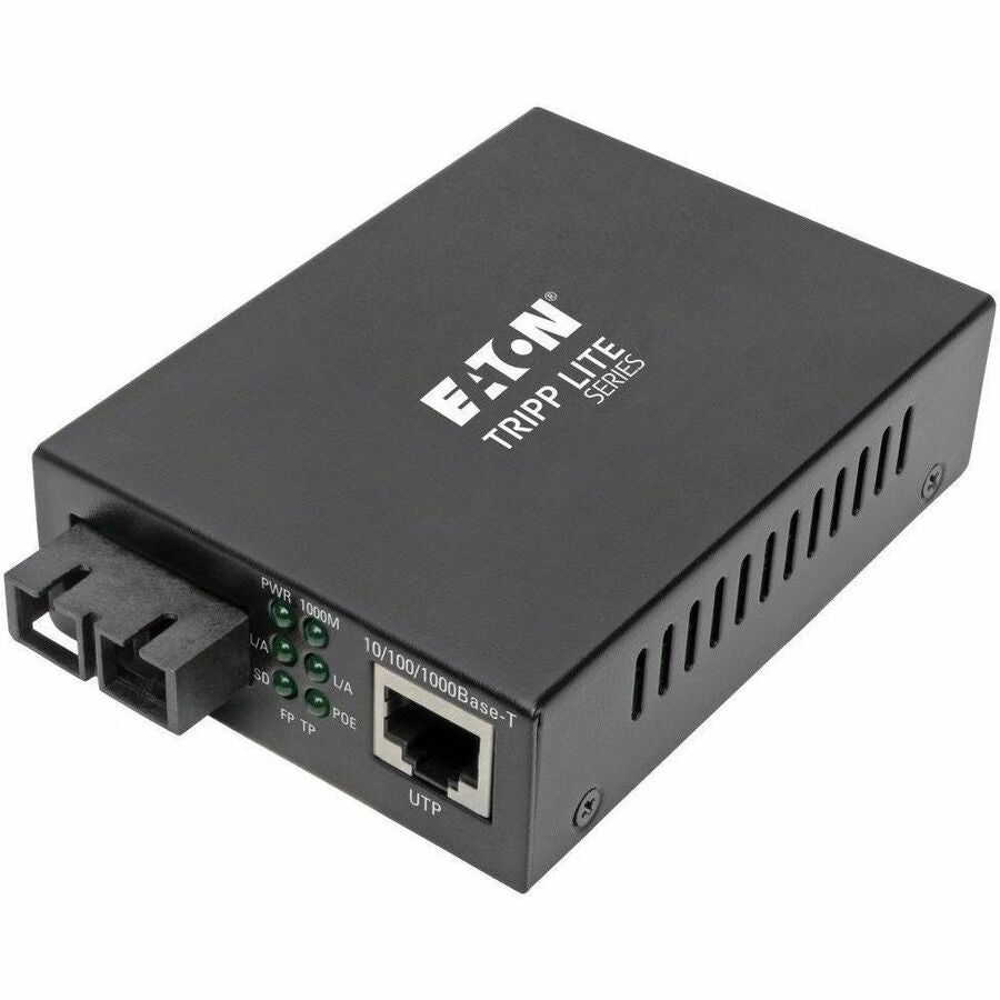 Eaton Tripp Lite Series N785-P01-SC-SM1 Singlemode Fiber Gigabit Ethernet Media Converter