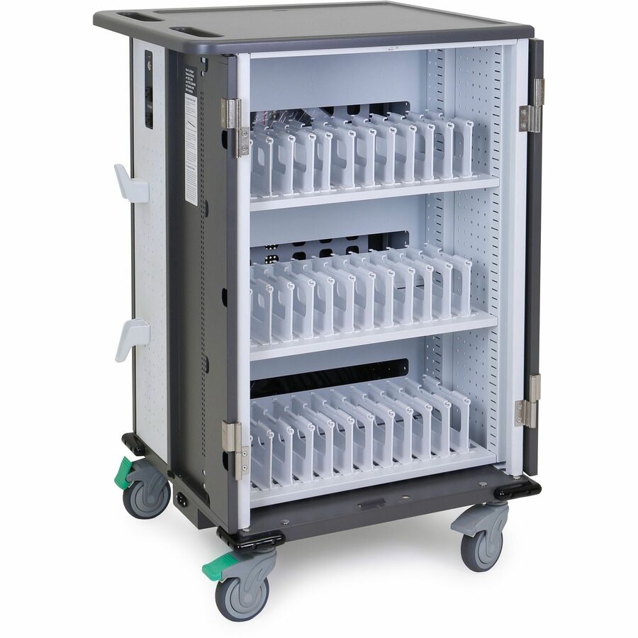 Ergotron YES36 Adjusta Charging Cart & Mobile Makerspace for Up to 36 Devices