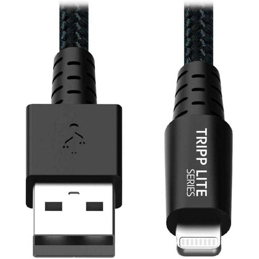 Eaton Tripp Lite Series Heavy-Duty USB-A to Lightning Cable, 6 ft. (1.8 m), MFi Certified with UHMWPE & Aramid Fibers