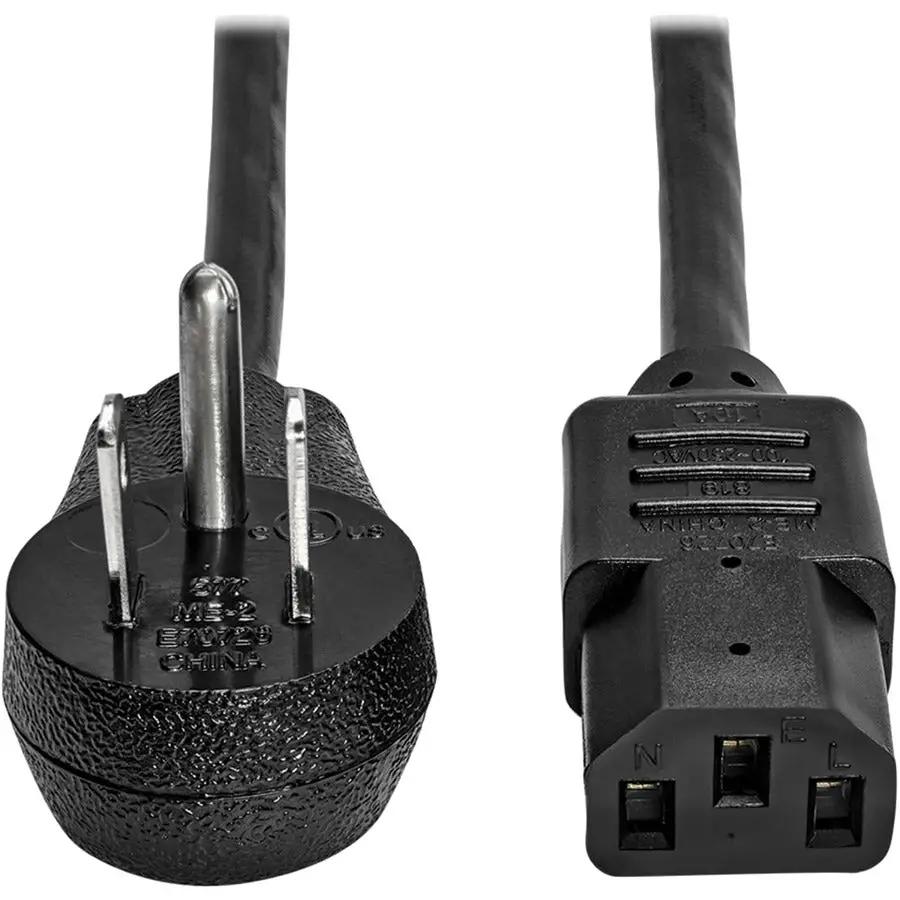 Eaton Tripp Lite Series P006-015-15D 15 ft Right-Angle Power Cord for Computers, Printers, Monitors by EATON TRIPP LITE SERIES CONNECTIVIT
