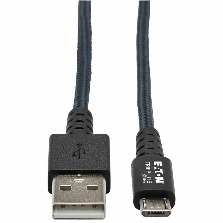 Eaton Tripp Lite Series Heavy-Duty USB 2.0 Micro-B Cable - 6 ft. Gray, U050-006-GY-MAX