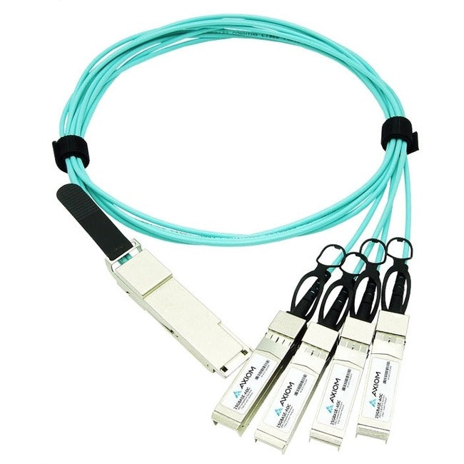 Axiom Memory Solutions 100GBASE-AOC QSFP28 to 4 SFP28 Active Optical Cable, 1m