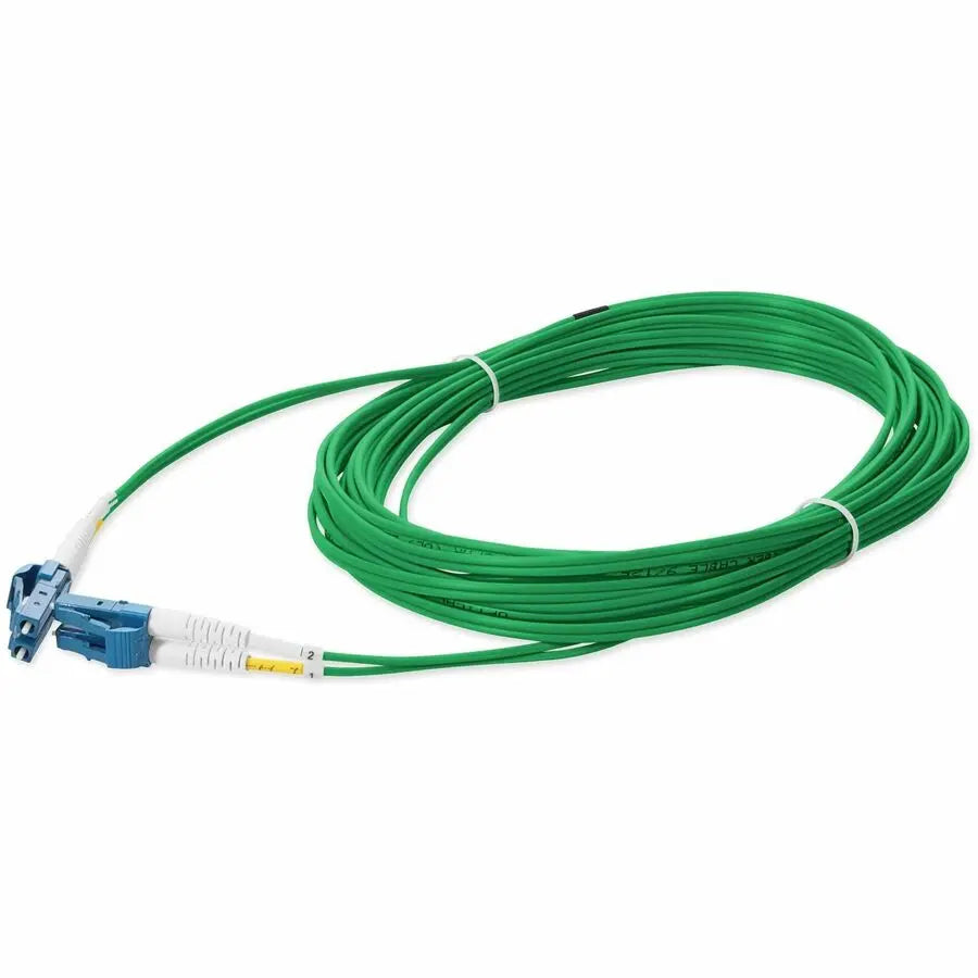 AddOn 3m LC (Male) to LC (Male) Green OS2 Duplex Riser Cable