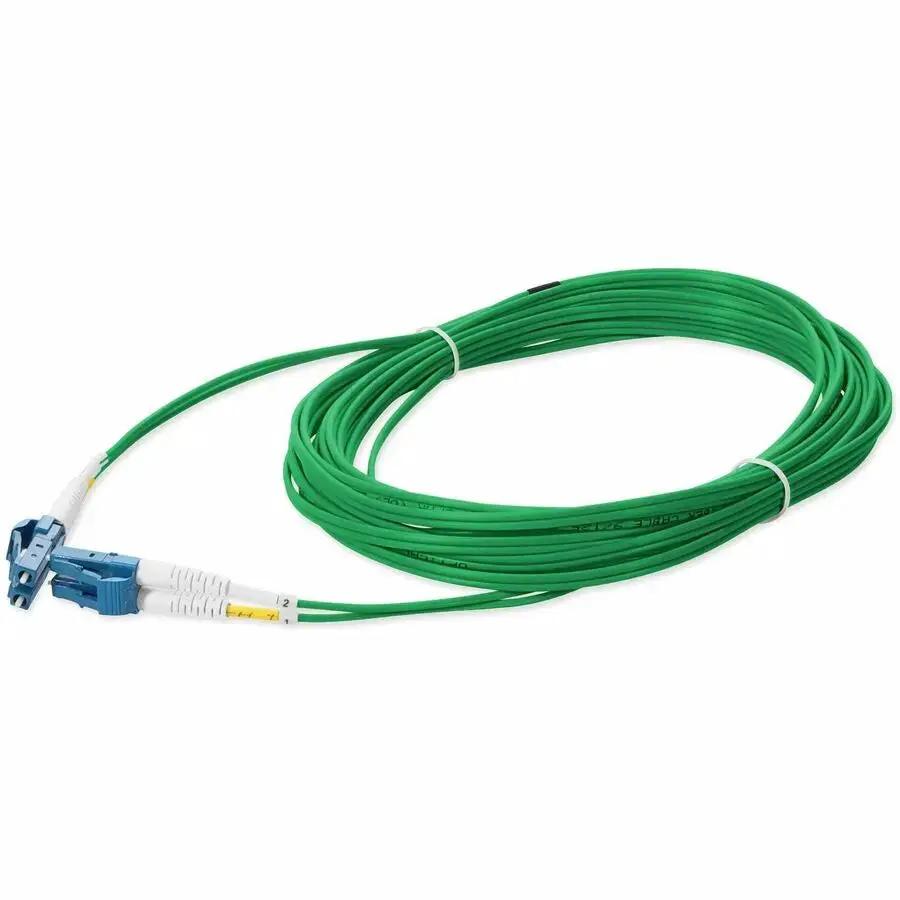 AddOn 3m LC (Male) to LC (Male) Green OS2 Duplex Riser Cable by ADDON