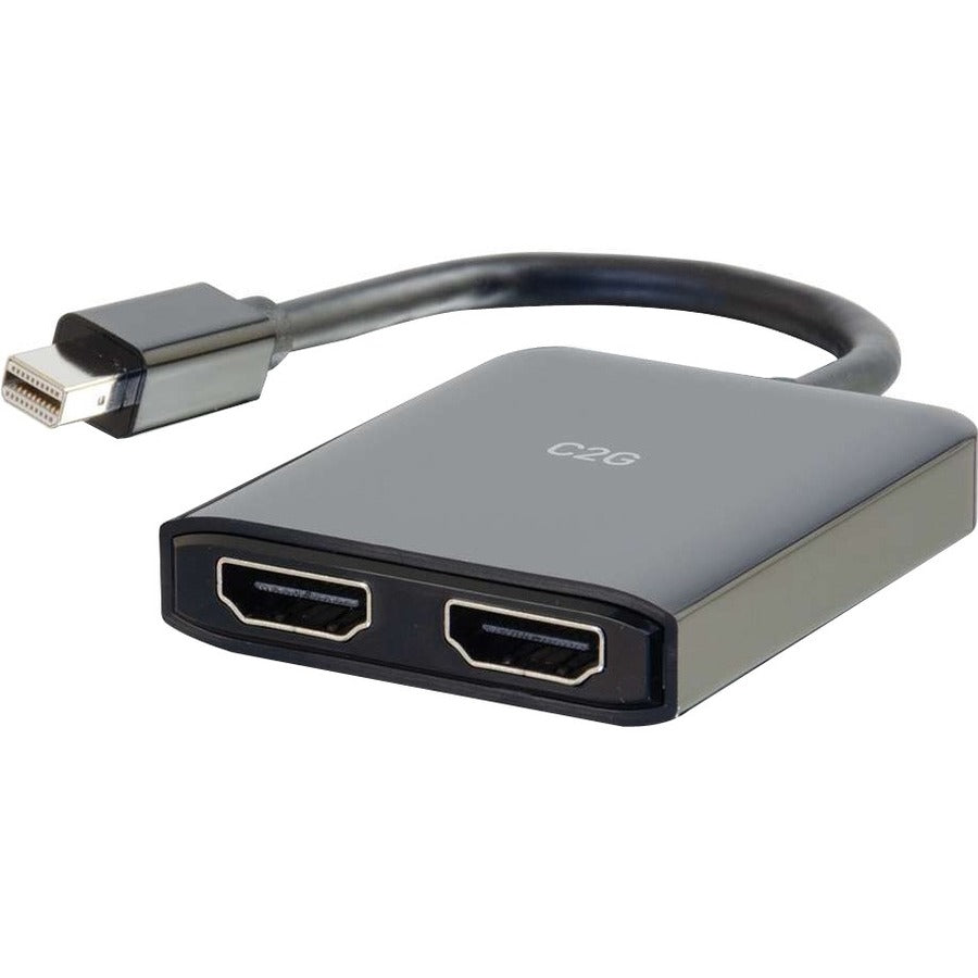 C2G 4K Mini DisplayPort to HDMI Dual Monitor Splitter - MST Hub for Dual 4K Displays