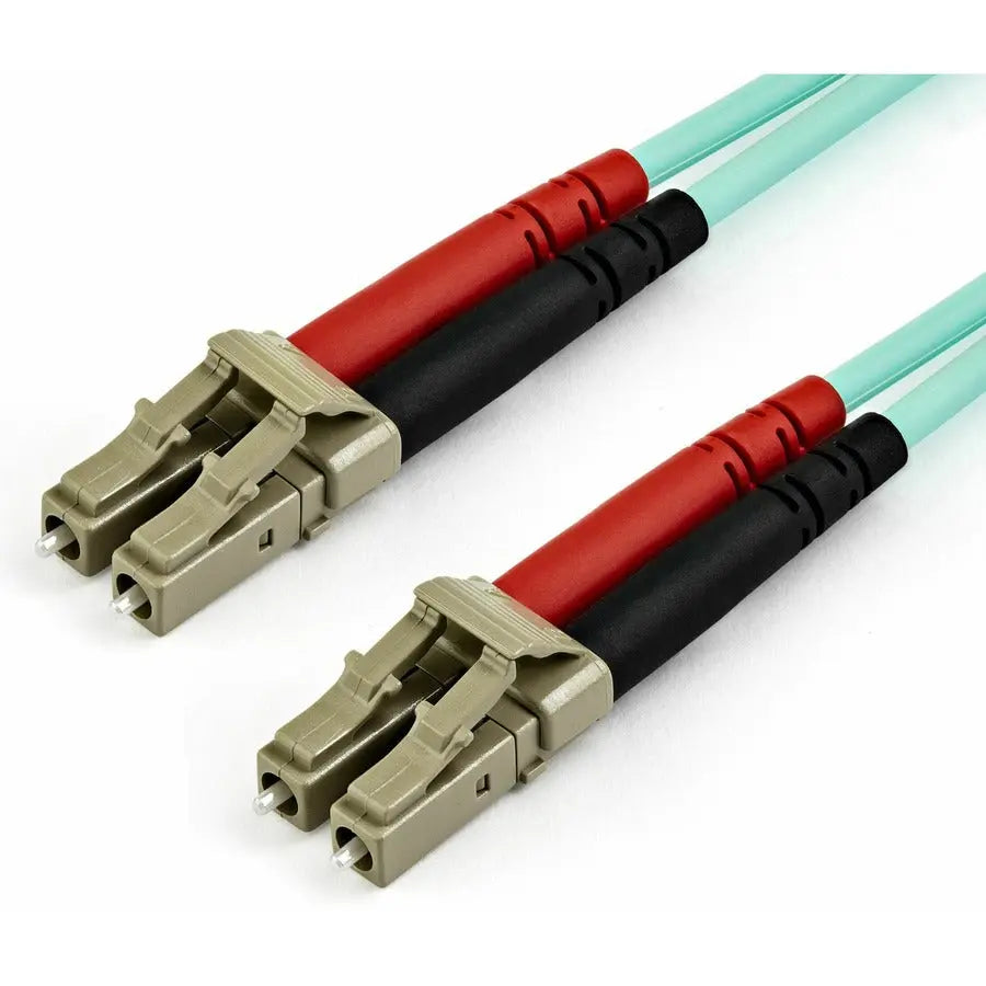 StarTech.com 10M OM4 Duplex LC Fiber Optic Patch Cable for 40G and 100G Networks